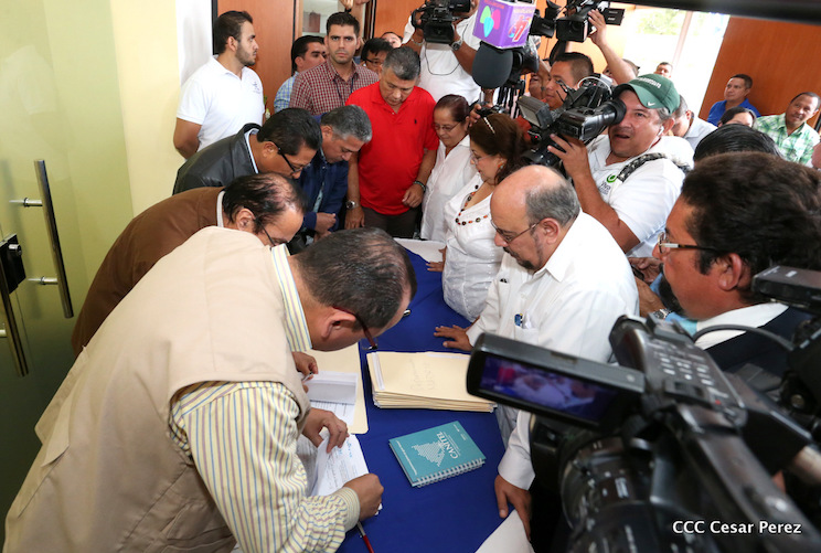 Inscripci&oacute;n candidatos FSLN