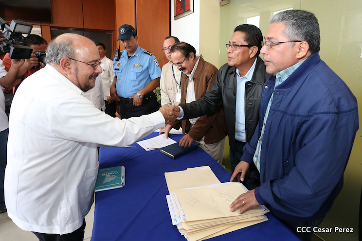 Inscripci&oacute;n candidatos FSLN