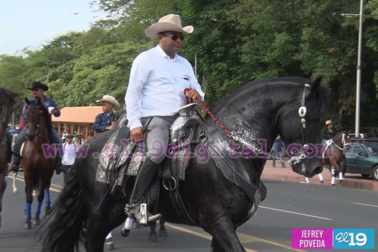 Desfile H&iacute;pico de Managua dedicado a Santo Domingo de Guzm&aacute;n