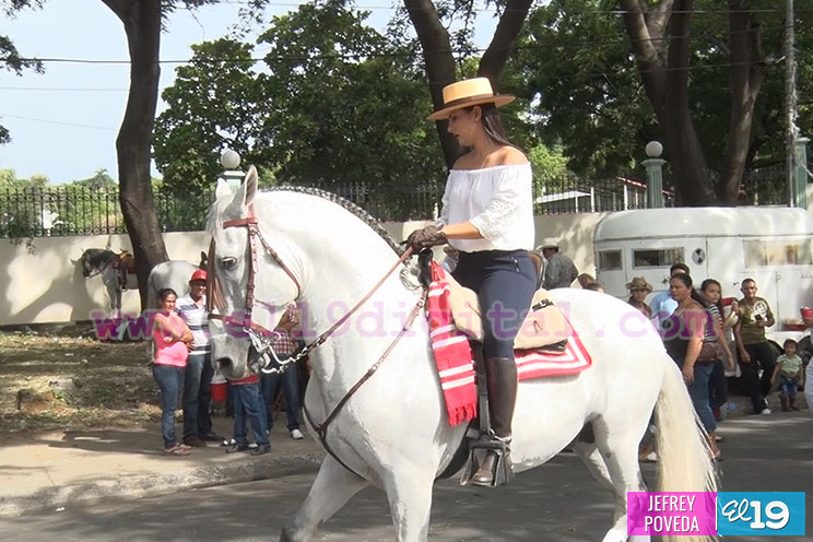 Desfile H&iacute;pico de Managua dedicado a Santo Domingo de Guzm&aacute;n