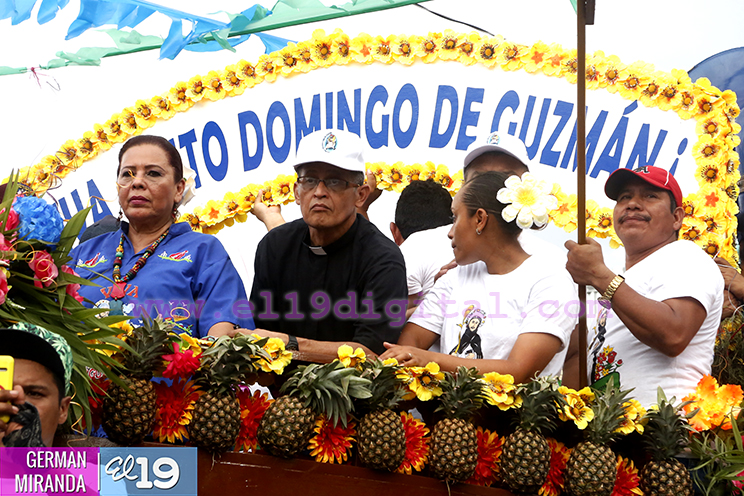 Santo Domingo llega a Managua en medio del j&uacute;bilo de sus devotos