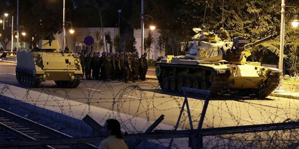 Golpe de Estado militar fallido en Turquía