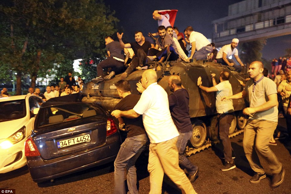 Golpe de Estado militar fallido en Turquía