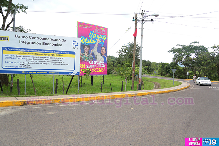 Gobierno Sandinista entrega nueva carretera a familias de Muy-Muy y Esquipulas