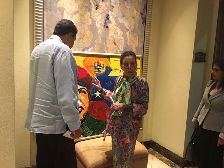 Daniel y Rosario sostienen encuentro con el Presidente Nicol&aacute;s Maduro