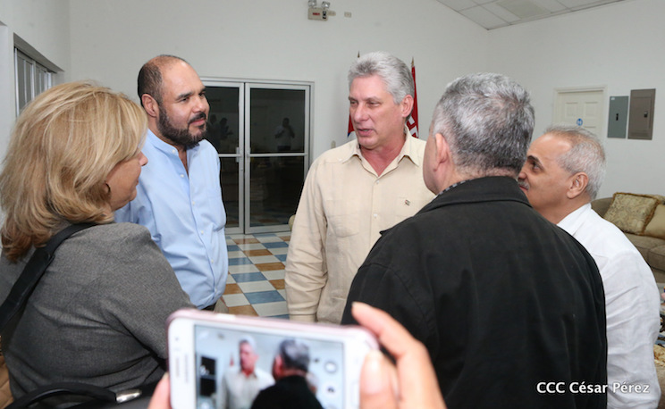Vicepresidente de Cuba, Miguel D&iacute;az-Canel en Nicaragua