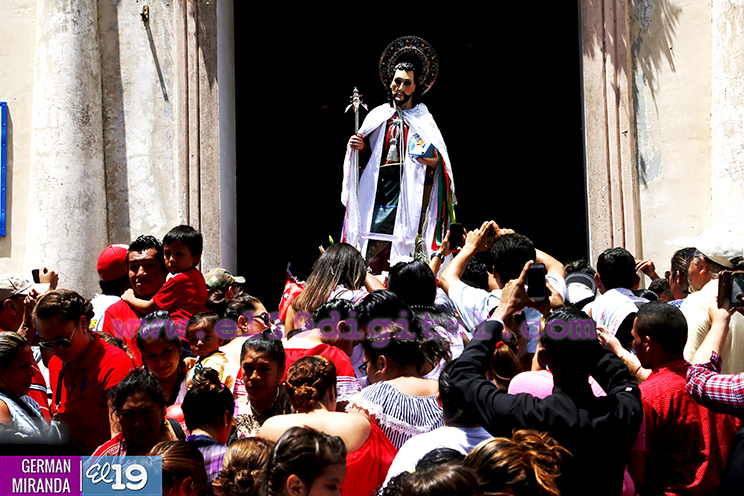 Jinotepe celebra a Santiago Apóstol junto al Cardenal Brenes