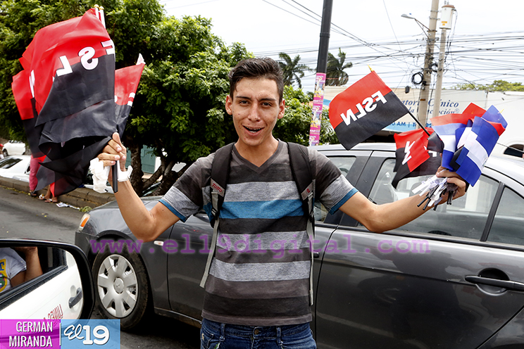 Mucho entusiasmo en horas previas de inicio del Repliegue a Masaya