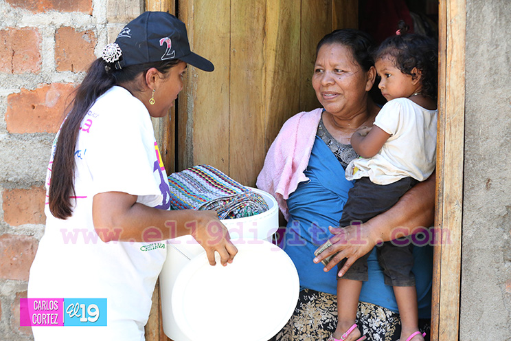 Apoyo solidario a Familias de Chinandega tras terremoto de 6.3 grados del 9 de junio de 2016