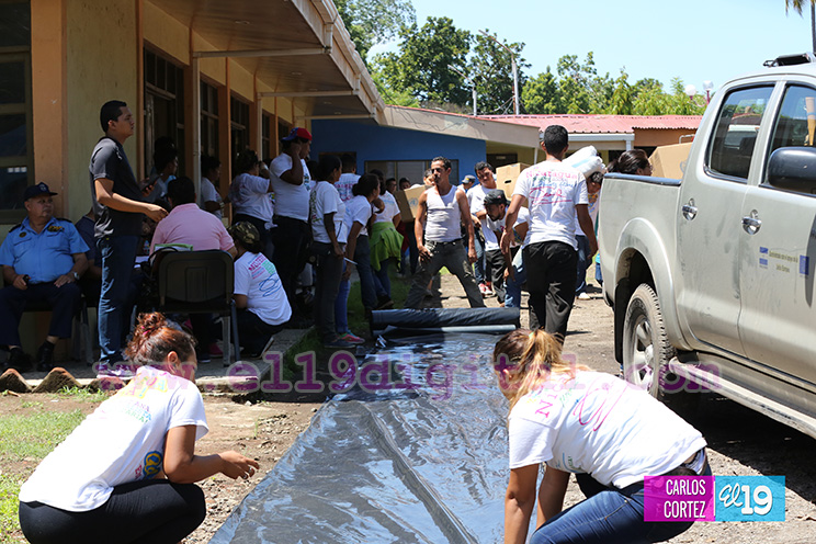 Apoyo solidario a Familias de Chinandega tras terremoto de 6.3 grados del 9 de junio de 2016