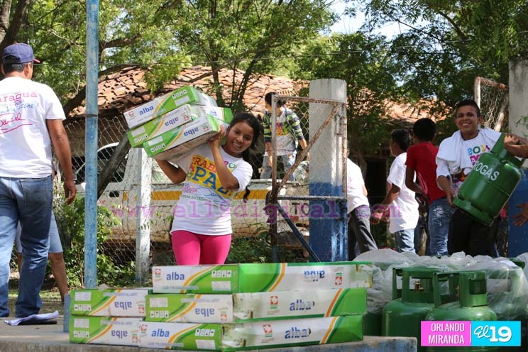 Intensa entrega de miles de cocinas en comunidades de Chinandega tras terremoto