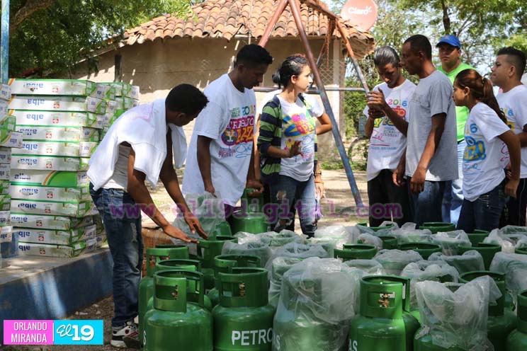 Intensa entrega de miles de cocinas en comunidades de Chinandega tras terremoto