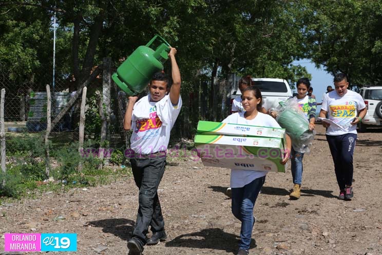 Intensa entrega de miles de cocinas en comunidades de Chinandega tras terremoto