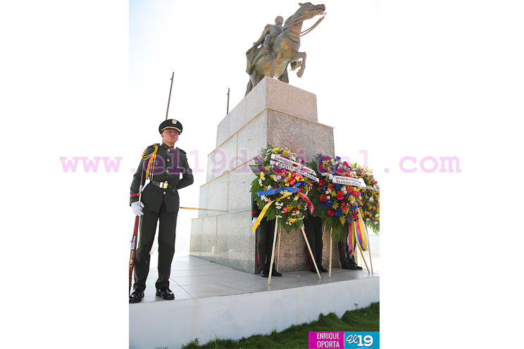 Conmemoran en Nicaragua 195 aniversario de Batalla de Carabobo