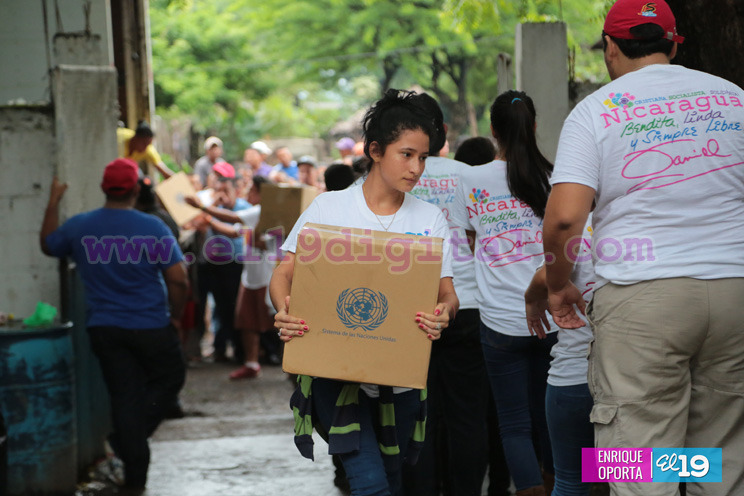 Acompa&ntilde;amiento solidario a familias de Chinandega