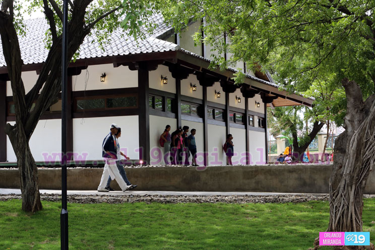 Inauguran rehabilitaci&oacute;n del Parque Amistad Jap&oacute;n-Nicaragua
