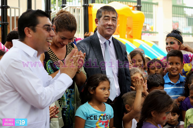 Inauguran rehabilitaci&oacute;n del Parque Amistad Jap&oacute;n-Nicaragua