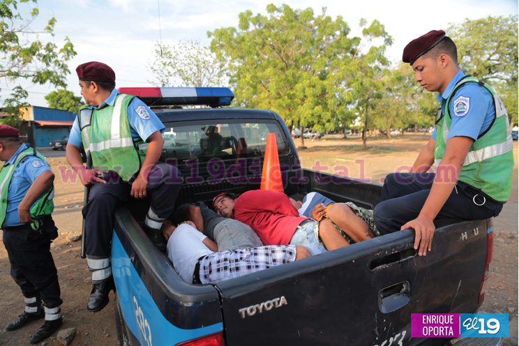 Los Dantos efect&uacute;an exitoso patrullaje preventivo en barrios costeros de Managua