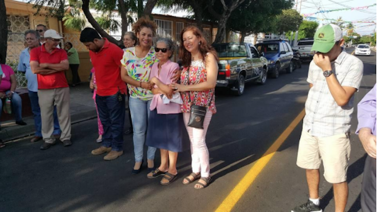 Inauguración calles de Altamira