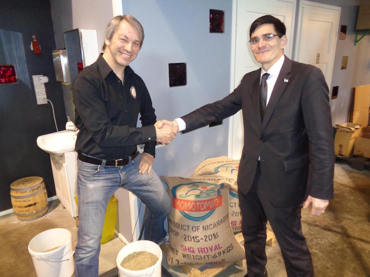 Los aromas del Momotombo llegan a Tampere, Finlandia