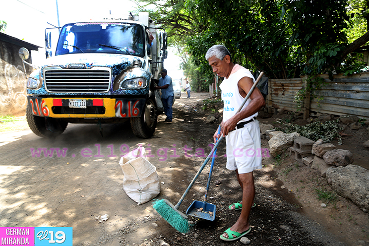 Alcaldía de Managua reitera llamado a familias a colaborar con recolección domiciliar de basura