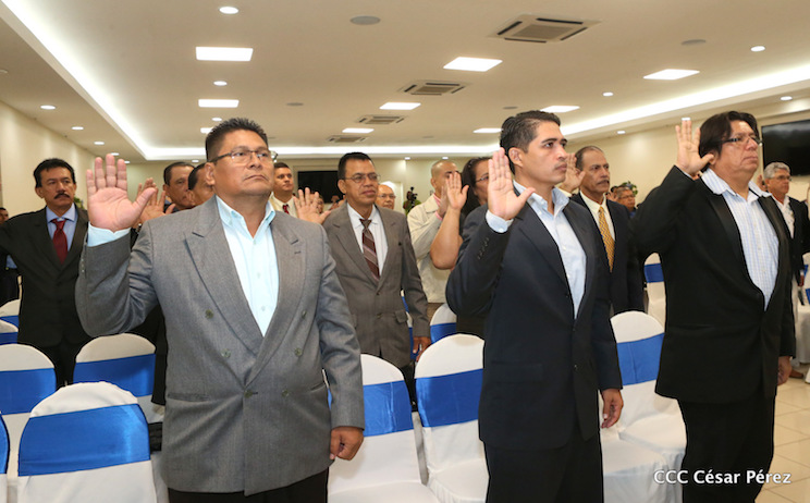Juramentaci&oacute;n CER y CED por parte del CSE en Nicaragua