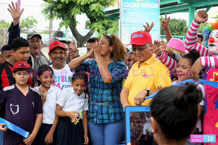 Inauguran las nuevas instalaciones del parque de la Colonia Managua