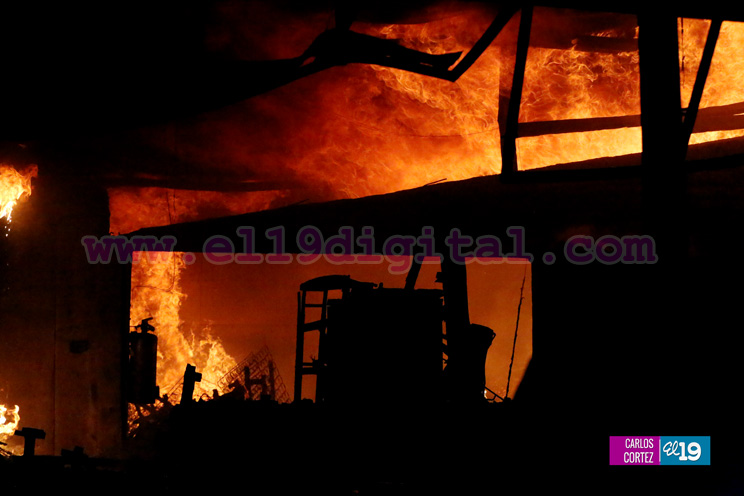 incendio en el mercado Oriental