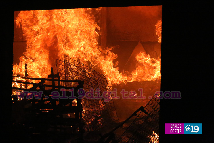 incendio en el mercado Oriental