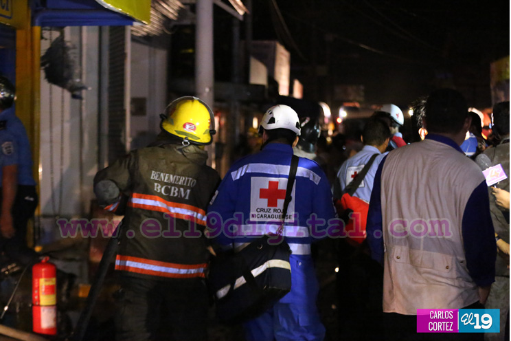incendio en el mercado Oriental