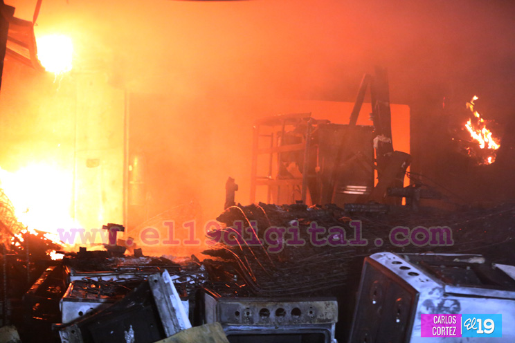 incendio en el mercado Oriental