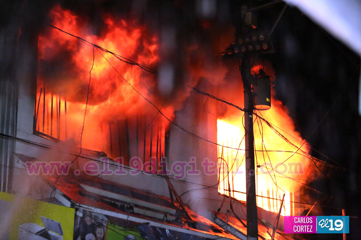 incendio en el mercado Oriental