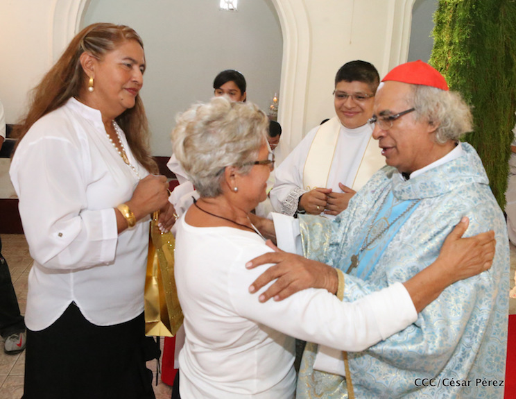 Cardenal Brenes celebra a la Virgencita de F&aacute;tima en San Rafael del Sur
