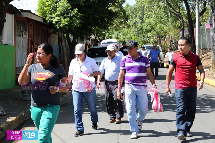 Familias de Batahola Norte son visitadas por brigadistas de salud durante el fin de semana