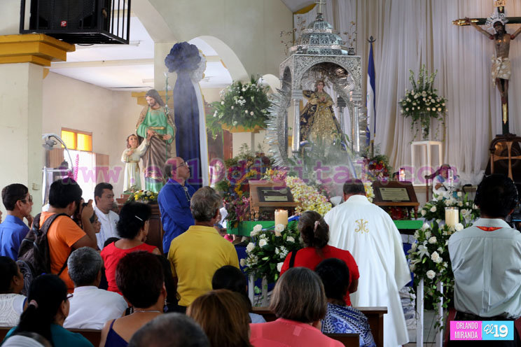 Virgen del Trono concluye hist&oacute;rica visita a Masaya
