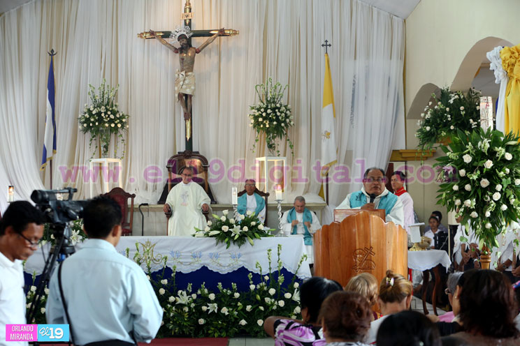 Virgen del Trono concluye hist&oacute;rica visita a Masaya