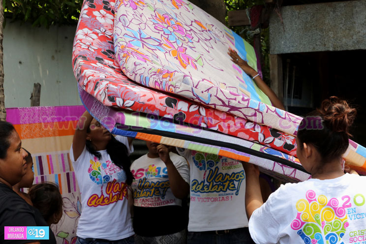 Solidaridad del Gobierno Sandinista a familias afectadas por lluvias