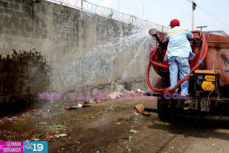 Eliminaci&oacute;n de botaderos ilegales de basura en Managua