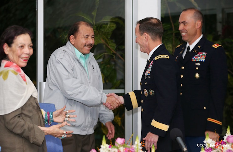 Presidente Daniel se re&uacute;ne con Subcomandante Militar del Comando Sur de Estados, Teniente General Joseph P. Disalvo