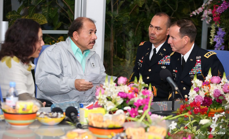 Presidente Daniel se re&uacute;ne con Subcomandante Militar del Comando Sur de Estados, Teniente General Joseph P. Disalvo