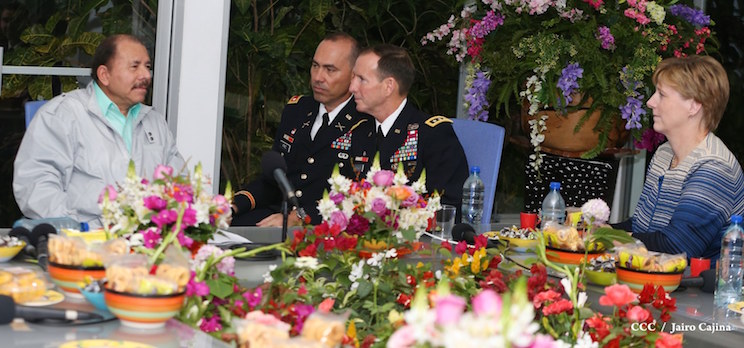 Presidente Daniel se re&uacute;ne con Subcomandante Militar del Comando Sur de Estados, Teniente General Joseph P. Disalvo