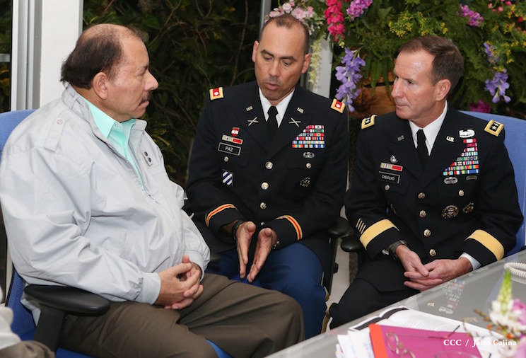 Presidente Daniel se re&uacute;ne con Subcomandante Militar del Comando Sur de Estados, Teniente General Joseph P. Disalvo