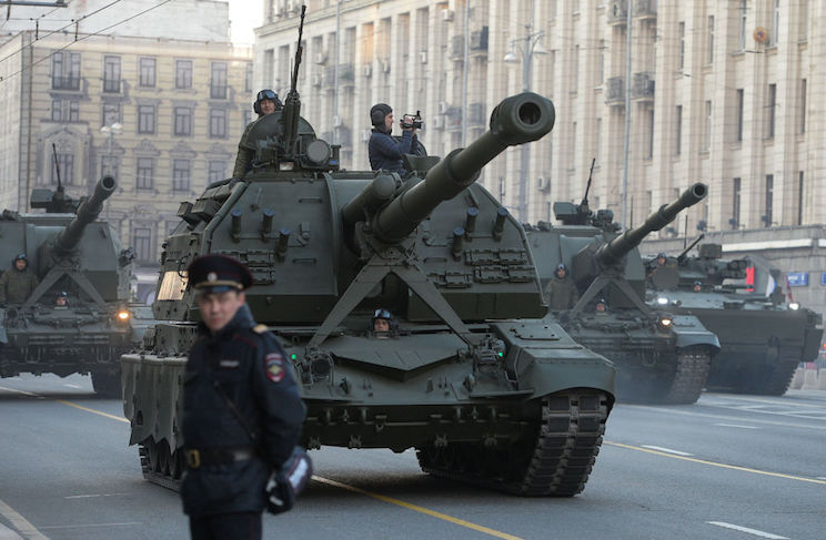 Ensayo Día de la Victoria en Rusia
