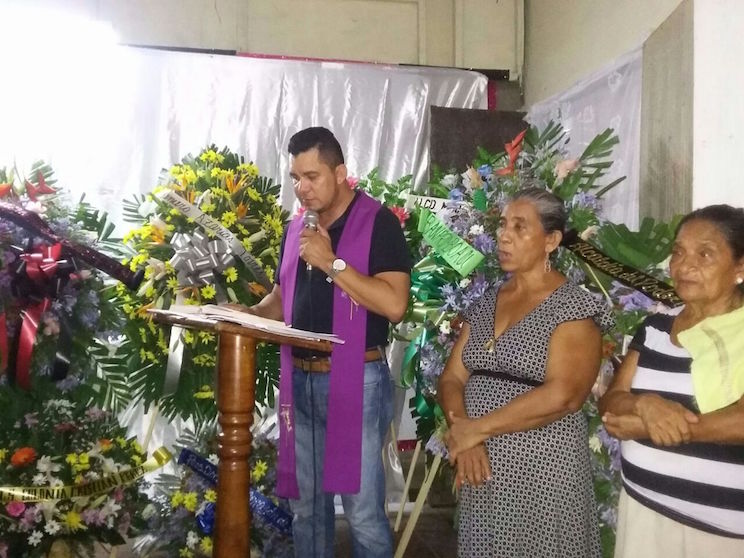 Familia Sandinista acompaña vela de la compañera Esmilda Bravo, alcaldesa de San Lorenzo