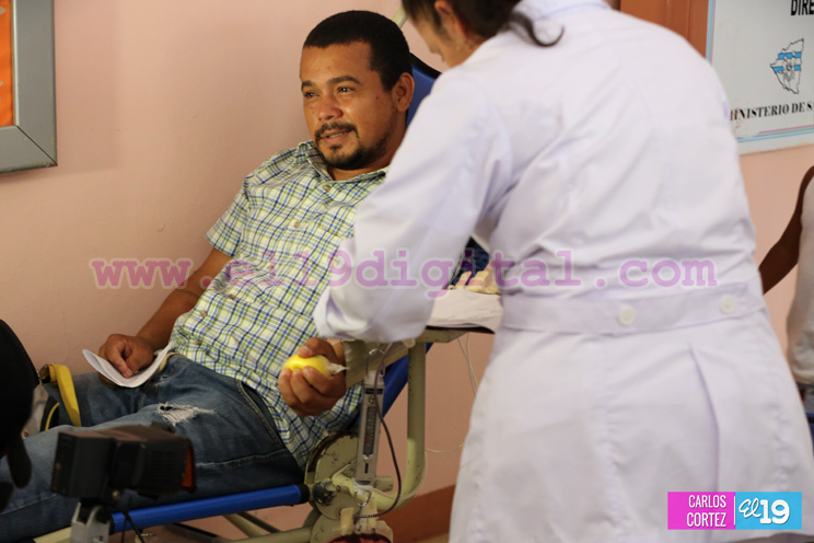 Donación de sangre en Nicaragua