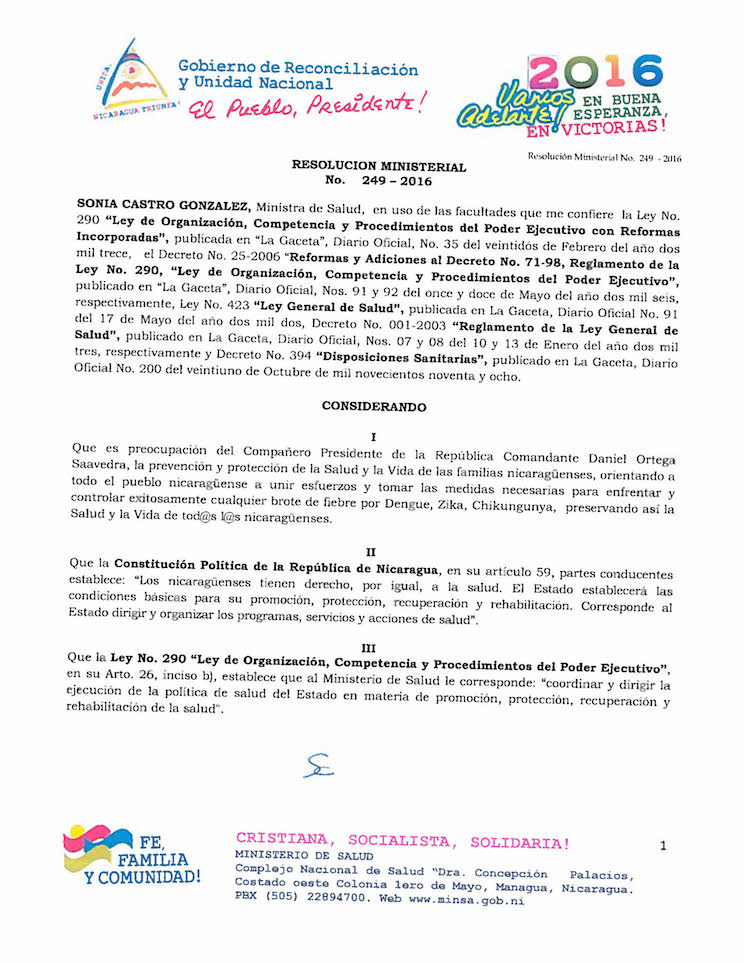 Alerta Epidemiol&oacute;gica MINSA