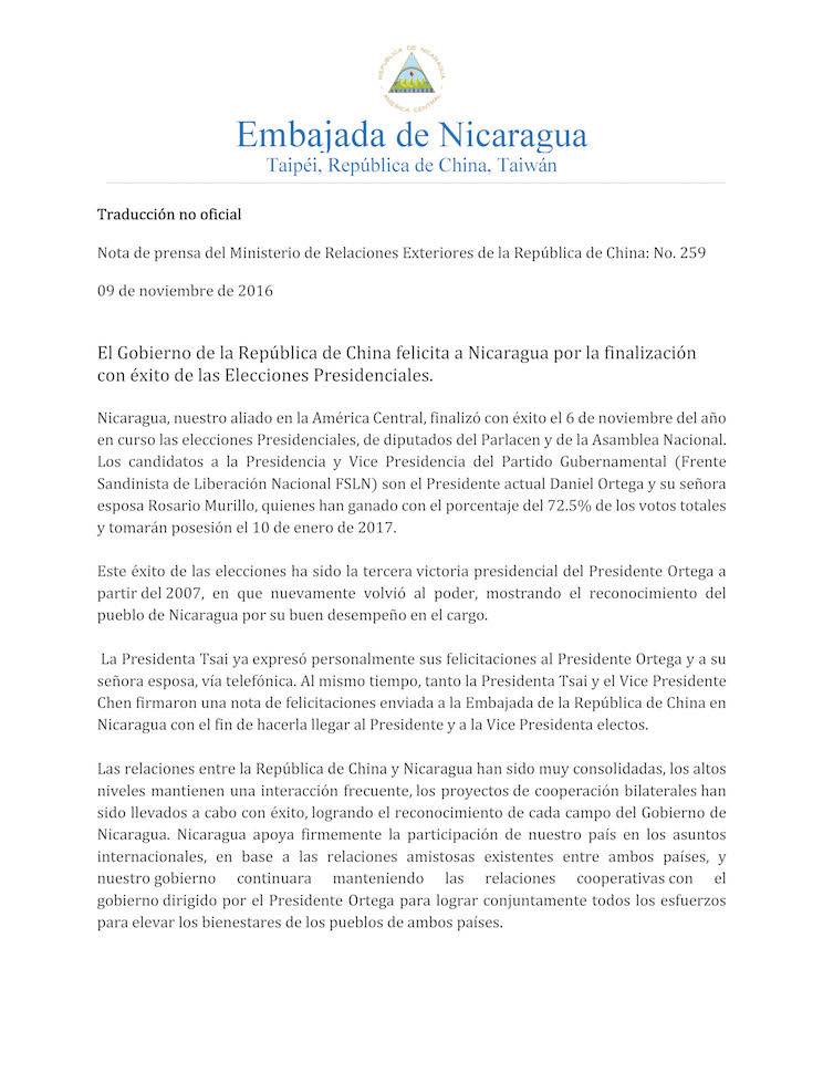 Nota MOFA