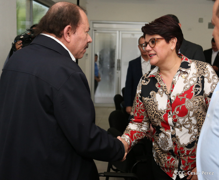 Comandante Daniel Ortega con presidentes C&aacute;maras de Comercio de Centroam&eacute;rica