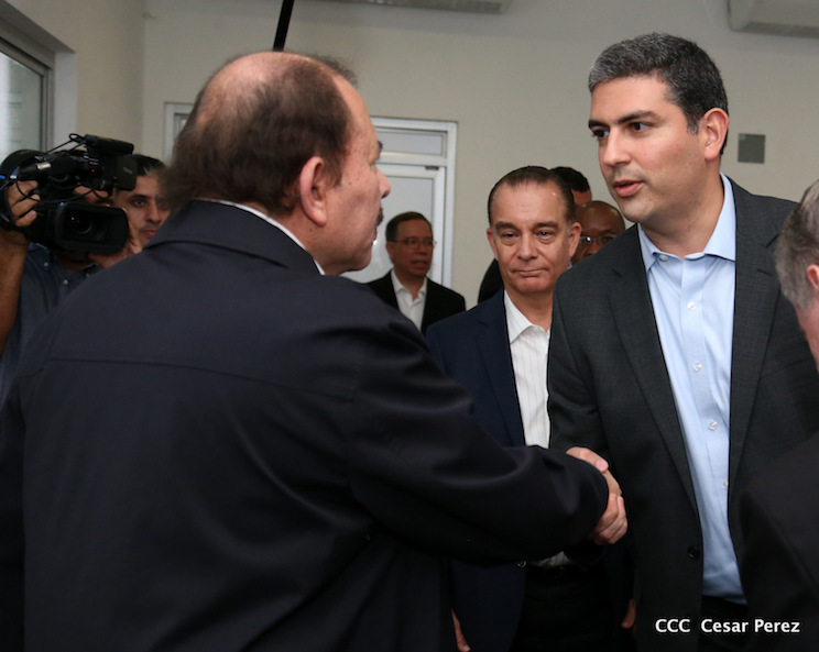 Comandante Daniel Ortega con presidentes C&aacute;maras de Comercio de Centroam&eacute;rica
