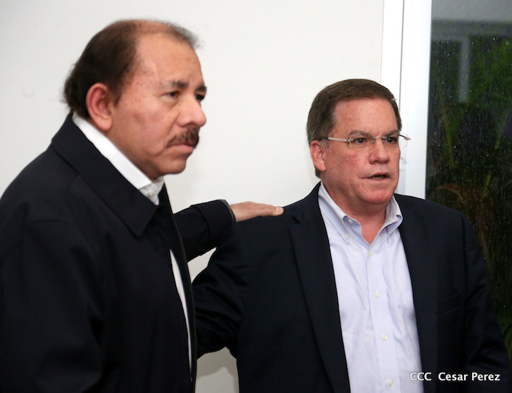 Comandante Daniel Ortega con presidentes C&aacute;maras de Comercio de Centroam&eacute;rica